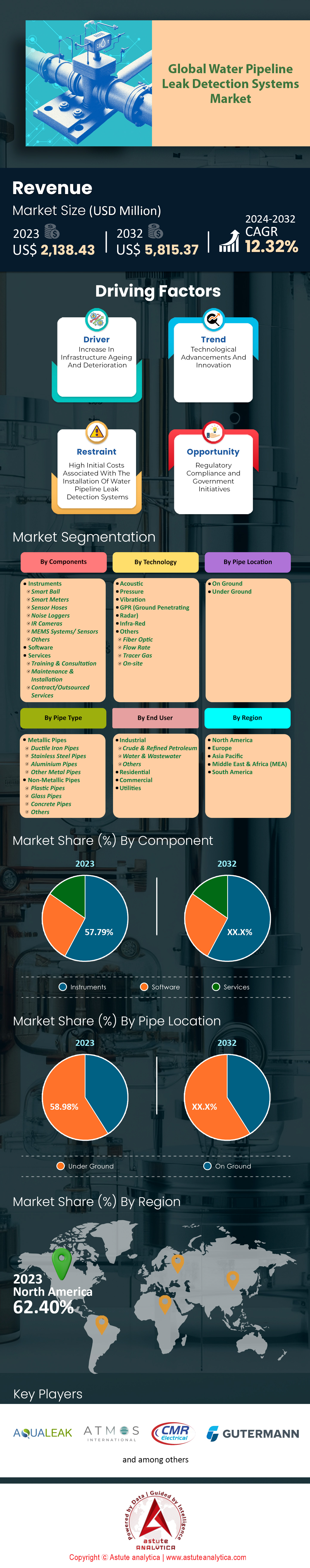 수도관 누출 감지 시스템 시장